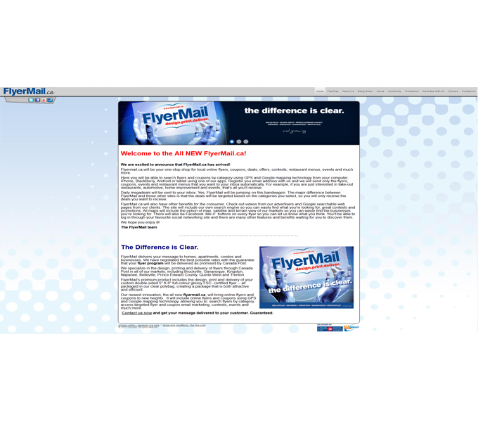 Flyermail Standard Web Page